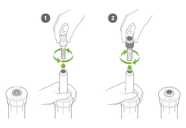 mp nozzle replace hunter